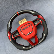 Load image into Gallery viewer, GM. Modi-Hub For Dodge 2016-2023 Charger / 2015-2023 Challenger / 2014-2023 Durango Carbon Fiber Steering Wheel