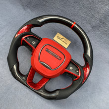 Load image into Gallery viewer, GM. Modi-Hub For Dodge 2016-2023 Charger / 2015-2023 Challenger / 2014-2023 Durango Carbon Fiber Steering Wheel