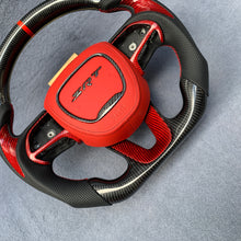 Load image into Gallery viewer, GM. Modi-Hub For Dodge 2016-2023 Charger / 2015-2023 Challenger / 2014-2023 Durango Carbon Fiber Steering Wheel