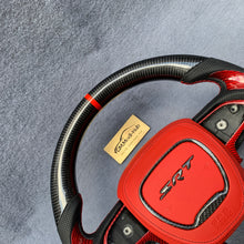 Load image into Gallery viewer, GM. Modi-Hub For Dodge 2016-2023 Charger / 2015-2023 Challenger / 2014-2023 Durango Carbon Fiber Steering Wheel