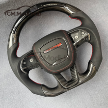 Load image into Gallery viewer, GM. Modi-Hub For Dodge 2016-2023 Charger / 2015-2023 Challenger / 2014-2023 Durango Carbon Fiber Steering Wheel
