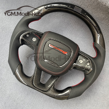 Load image into Gallery viewer, GM. Modi-Hub For Dodge 2016-2023 Charger / 2015-2023 Challenger / 2014-2023 Durango Carbon Fiber Steering Wheel