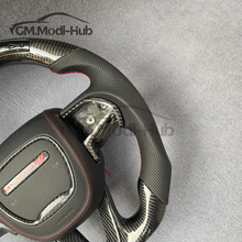 Load image into Gallery viewer, GM. Modi-Hub For Dodge 2016-2023 Charger / 2015-2023 Challenger / 2014-2023 Durango Carbon Fiber Steering Wheel