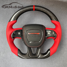 Load image into Gallery viewer, GM. Modi-Hub For Dodge 2016-2023 Charger / 2015-2023 Challenger / 2014-2023 Durango Carbon Fiber Steering Wheel