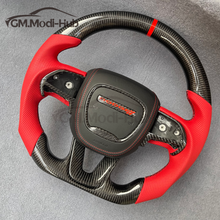Load image into Gallery viewer, GM. Modi-Hub For Dodge 2016-2023 Charger / 2015-2023 Challenger / 2014-2023 Durango Carbon Fiber Steering Wheel