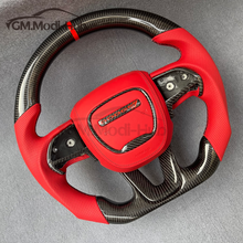 Load image into Gallery viewer, GM. Modi-Hub For Dodge 2016-2023 Charger / 2015-2023 Challenger / 2014-2023 Durango Carbon Fiber Steering Wheel
