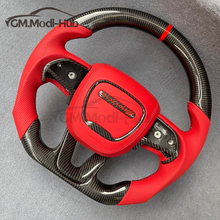 Load image into Gallery viewer, GM. Modi-Hub For Dodge 2016-2023 Charger / 2015-2023 Challenger / 2014-2023 Durango Carbon Fiber Steering Wheel