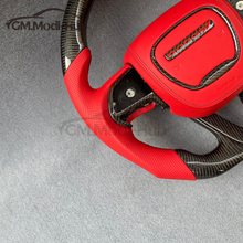 Load image into Gallery viewer, GM. Modi-Hub For Dodge 2016-2023 Charger / 2015-2023 Challenger / 2014-2023 Durango Carbon Fiber Steering Wheel
