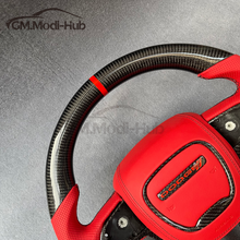 Load image into Gallery viewer, GM. Modi-Hub For Dodge 2016-2023 Charger / 2015-2023 Challenger / 2014-2023 Durango Carbon Fiber Steering Wheel