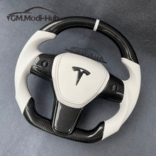 Load image into Gallery viewer, GM. Modi-Hub For Tesla Model 3 Y Carbon Fiber Steering Wheel
