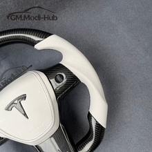 Load image into Gallery viewer, GM. Modi-Hub For Tesla Model 3 Y Carbon Fiber Steering Wheel