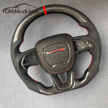 Load image into Gallery viewer, GM. Modi-Hub For Dodge 2016-2023 Charger / 2015-2023 Challenger / 2014-2023 Durango Carbon Fiber Steering Wheel