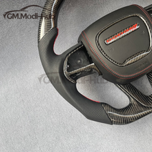 Load image into Gallery viewer, GM. Modi-Hub For Dodge 2016-2023 Charger / 2015-2023 Challenger / 2014-2023 Durango Carbon Fiber Steering Wheel