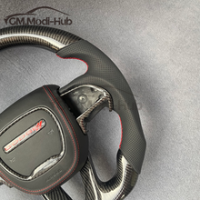 Load image into Gallery viewer, GM. Modi-Hub For Dodge 2016-2023 Charger / 2015-2023 Challenger / 2014-2023 Durango Carbon Fiber Steering Wheel