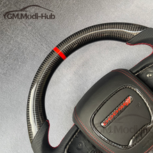Load image into Gallery viewer, GM. Modi-Hub For Dodge 2016-2023 Charger / 2015-2023 Challenger / 2014-2023 Durango Carbon Fiber Steering Wheel