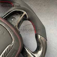 Load image into Gallery viewer, GM. Modi-Hub For Dodge 2016-2023 Charger / 2015-2023 Challenger / 2014-2023 Durango Carbon Fiber Steering Wheel