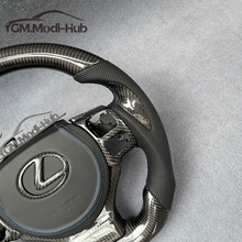 Load image into Gallery viewer, GM. Modi-Hub For Lexus IS 250 350 CT200h NX200T RC RCF F sport Carbon Fiber Steering Wheel
