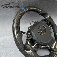 Load image into Gallery viewer, GM. Modi-Hub For Lexus IS 250 350 CT200h NX200T RC RCF F sport Carbon Fiber Steering Wheel