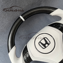 Load image into Gallery viewer, GM. Modi-Hub For Honda 2003-2007 Accord CL9 CL7/Acura 2004-2008 TSX Carbon Fiber Steering Wheel