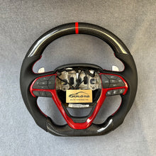 Load image into Gallery viewer, GM. Modi-Hub For Jeep 2014-2021 Jeep Cherokee Grand Cherokee Carbon Fiber Steering Wheel