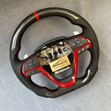 Load image into Gallery viewer, GM. Modi-Hub For Jeep 2014-2021 Jeep Cherokee Grand Cherokee Carbon Fiber Steering Wheel