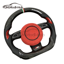 Load image into Gallery viewer, GM. Modi-Hub For Audi B8.5 A3 A4 A5 A6 A7 A8 S3 S4 S5 S6 S7 S8 Q5 RS3 RS5 RS6 SQ5 Carbon Fiber Steering Wheel
