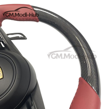 Load image into Gallery viewer, GM. Modi-Hub For Porsche 2020-2021 Taycan / 2020-2024 911 Carbon Fiber Steering Wheel