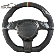 Load image into Gallery viewer, GM. Modi-Hub For Porsche 2011-2014 Cayenne 2010-2016 Panamera 2011-2014 911 Carbon Fiber Steering Wheel