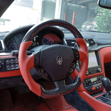Load image into Gallery viewer, GM. Modi-Hub For Maserati 2003-2012 Quattroporte / 2008-2014 GranTurismo Carbon Fiber Steering Wheel