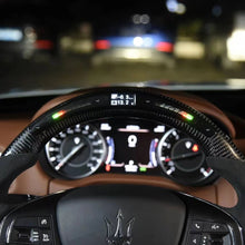 Load image into Gallery viewer, GM. Modi-Hub For Maserati 2014-2020 Ghibli / 2017-2023 Levante / 2014-2022 Quattroporte Carbon Fiber Steering Wheel
