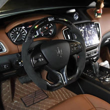 Load image into Gallery viewer, GM. Modi-Hub For Maserati 2014-2020 Ghibli / 2017-2023 Levante / 2014-2022 Quattroporte Carbon Fiber Steering Wheel