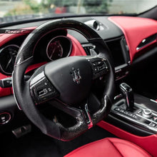 Load image into Gallery viewer, GM. Modi-Hub For Maserati 2014-2020 Ghibli / 2017-2023 Levante / 2014-2022 Quattroporte Carbon Fiber Steering Wheel