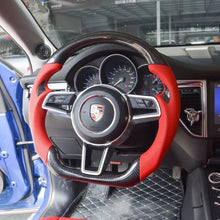Load image into Gallery viewer, GM. Modi-Hub For Porsche 2013-2019 911 / 2014-2020 Macan / 2015-2024 Cayenne / 2016-2023 718 / 2017-2024 Panamera / 2016-2023 718 Boxster / 2012-2023 718 Cayman / 2015 918 Carbon Fiber Steering Wheel