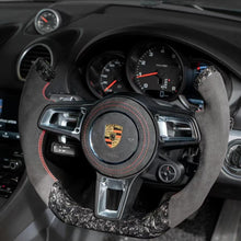 Load image into Gallery viewer, GM. Modi-Hub For Porsche 2013-2019 911 / 2014-2020 Macan / 2015-2024 Cayenne / 2016-2023 718 / 2017-2024 Panamera / 2016-2023 718 Boxster / 2012-2023 718 Cayman / 2015 918 Carbon Fiber Steering Wheel