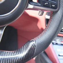 Load image into Gallery viewer, GM. Modi-Hub For Porsche 2013-2019 911 / 2014-2020 Macan / 2015-2024 Cayenne / 2016-2023 718 / 2017-2024 Panamera / 2016-2023 718 Boxster / 2012-2023 718 Cayman / 2015 918 Carbon Fiber Steering Wheel