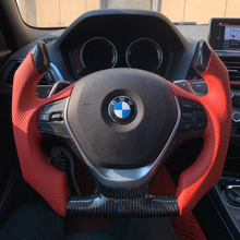 Load image into Gallery viewer, GM. Modi-Hub For BMW F20 F21 F22 F23 F30 F31 F35 F32 F33 F36 Carbon Fiber teering Wheel with paddle