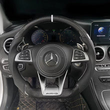 Load image into Gallery viewer, GM. Modi-Hub For Benz AMG A45 / W205 C43 C63S AMG / CLA45 CLS63 AMG / GLC43 63 AMG Carbon Fiber Steering Wheel