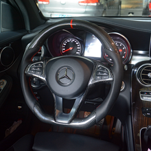 Load image into Gallery viewer, GM. Modi-Hub For Benz W176 W246 W213 C250 C300 C180 A-Class C-Class E-Class CLA-Class GLS-Class Carbon Fiber Steering Wheel