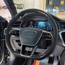 Load image into Gallery viewer, GM. Modi-Hub For Audi A6 A7 S3 S6 S7 RS3 RS6 E-tron RSQ8 Carbon Fiber Steering Wheel