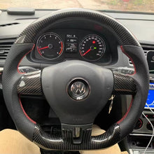 Load image into Gallery viewer, GM. Modi-Hub For VW 2010-2014 MK6 / 2006-2010 Jetta / 2010-2015 Passat / 2011-2018 Tiguan / 2009-2017 CC Carbon Fiber Steering Wheel