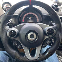 Load image into Gallery viewer, GM. Modi-Hub For Benz Smart 453 ForTwo ForFour Carbon Fiber Steering Wheel