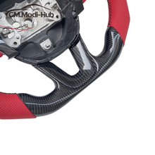 Load image into Gallery viewer, GM. Modi-Hub For Dodge 2016-2023 Charger / 2015-2023 Challenger / 2014-2023 Durango Carbon Fiber Steering Wheel