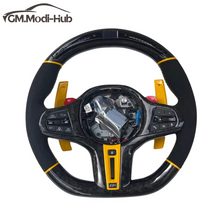 Load image into Gallery viewer, GM. Modi-Hub For BMW G01 G02 G20 G21 G30 G31 G32 G11 G12 / F91 F92 F93 M8 / F90 M5 /G82 G83 M4 /G80 M3 / F97 F98 Carbon Fiber Steering Wheel