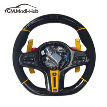 Load image into Gallery viewer, GM. Modi-Hub For BMW G01 G02 G20 G21 G30 G31 G32 G11 G12 / F91 F92 F93 M8 / F90 M5 /G82 G83 M4 /G80 M3 / F97 F98 Carbon Fiber Steering Wheel
