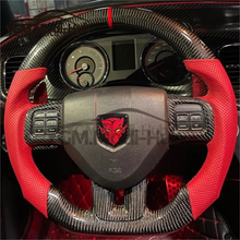 Load image into Gallery viewer, GM. Modi-Hub For Dodge 2013-2016 Dart / 2011-2014 Avenger Charger Challenger / 2011-2020 Journey Caravan / 2011-2013 Durango Carbon Fiber Steering Wheel