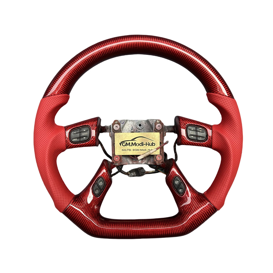 GM. Modi-Hub For GMC 2003-2007 Hummer H2 / Savana / Sierra Carbon Fiber Steering Wheel