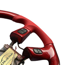 Load image into Gallery viewer, GM. Modi-Hub For GMC 2003-2007 Hummer H2 / Savana / Sierra Carbon Fiber Steering Wheel
