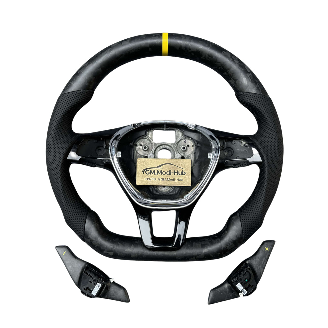 GM. Modi-Hub For VW 2020+ Golf 8 MK8 GTI Passat B8 Jetta Arteon Tiguan Atlas Taos Carbon Fiber Steering Wheel