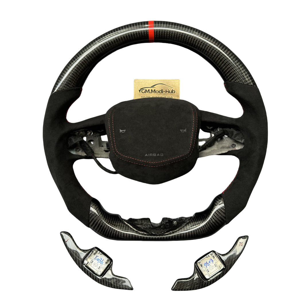 GM. Modi-Hub For Cadillac 2020-2023 CT4 / CT5 / 2019-2023 XT4 Carbon Fiber Steering Wheel