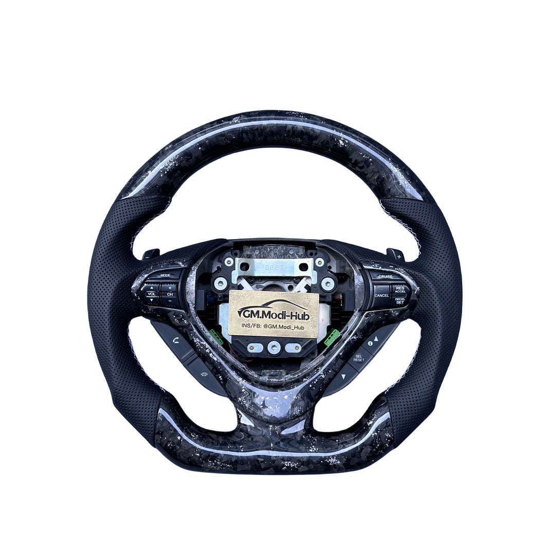 GM. Modi-Hub For Acura 2009-2014 TSX / Honda CU2 Forged Carbon Fiber Steering Wheel